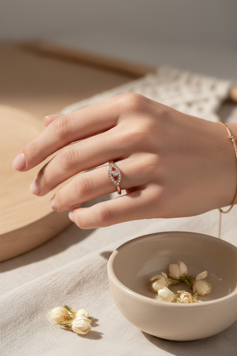Bague Thomas Sabo portée - Photo lifestyle