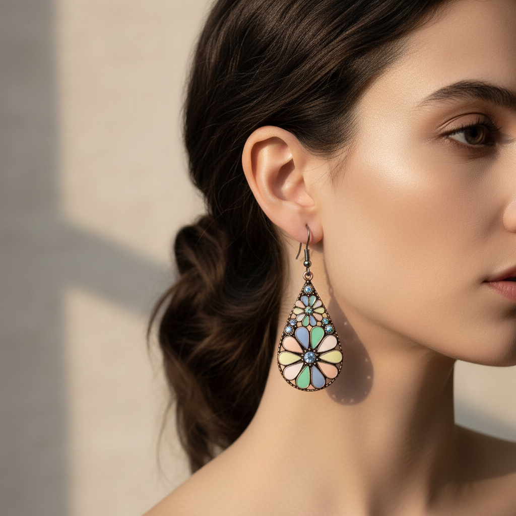 Boucles Bohème Colorées Lifestyle raffiné