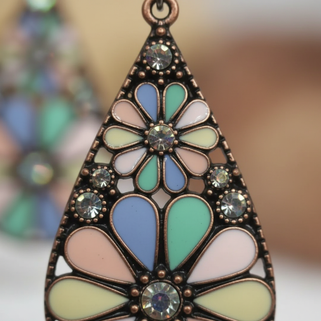 Boucles Bohème Colorées Macro raffiné