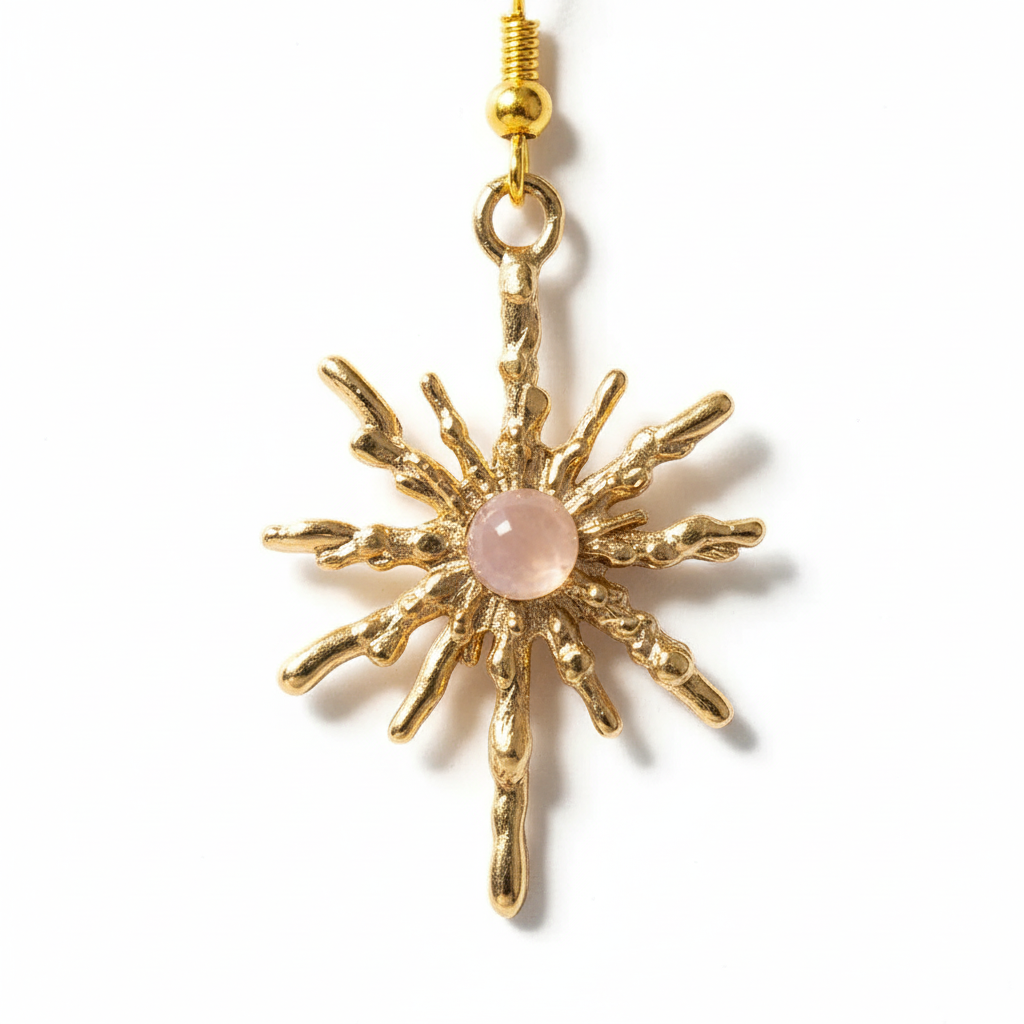 Boucles d'Oreilles Stella - Détail