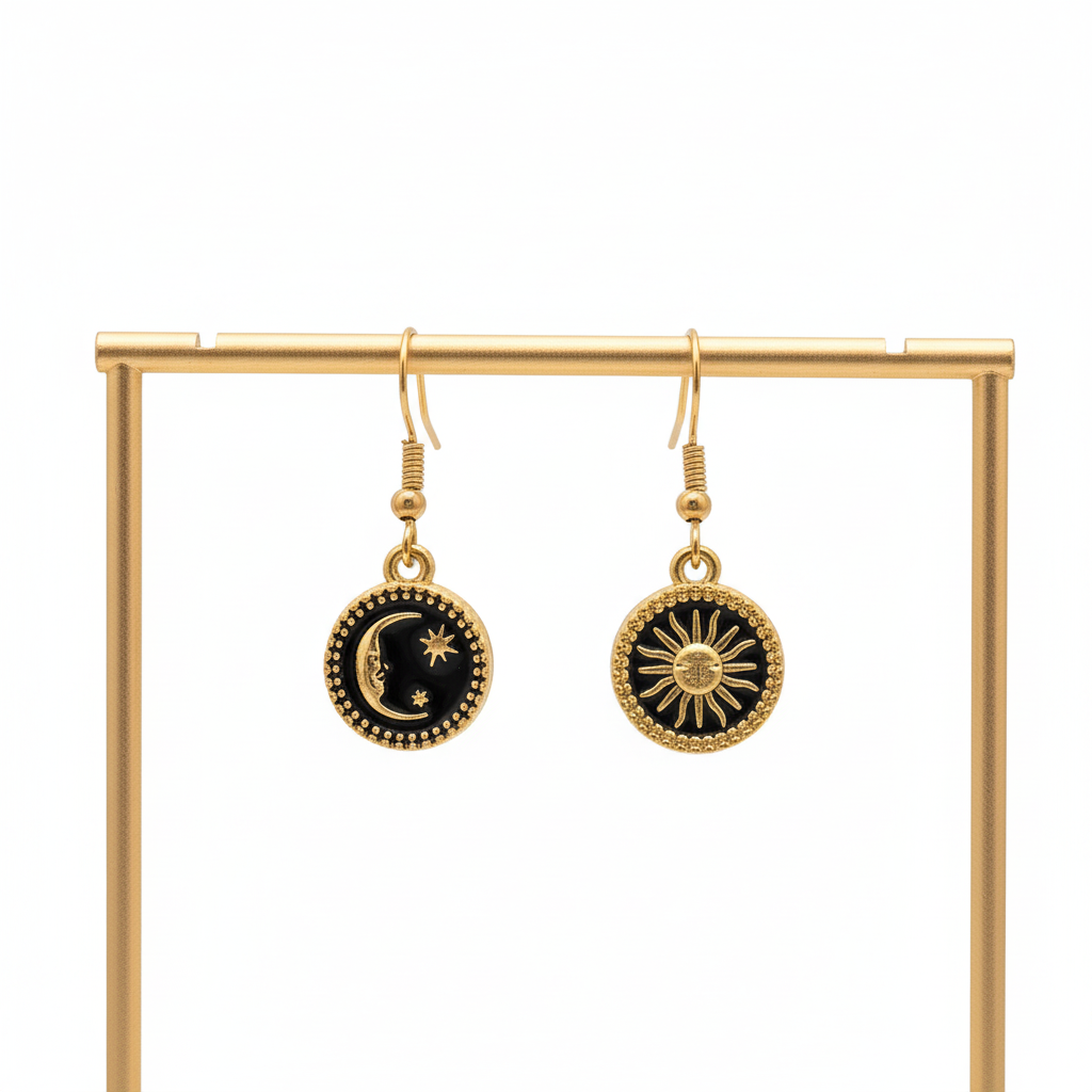 Boucles Stella Fond blanc raffiné