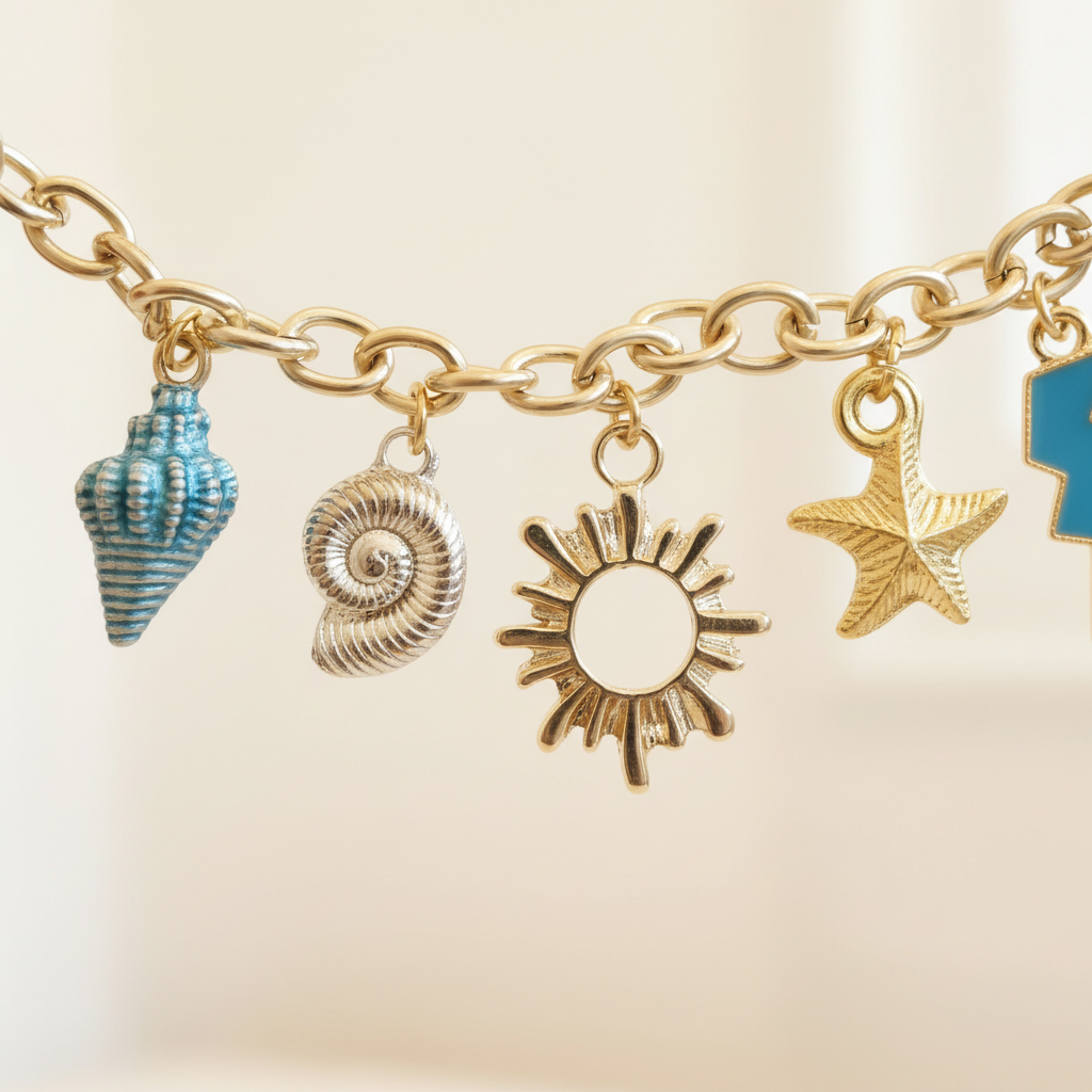 Bracelet Breloques Océan Macro raffiné