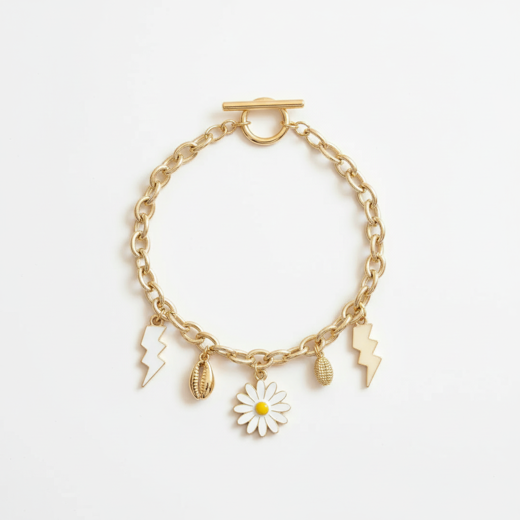 Bracelet Breloques T-bar arrière