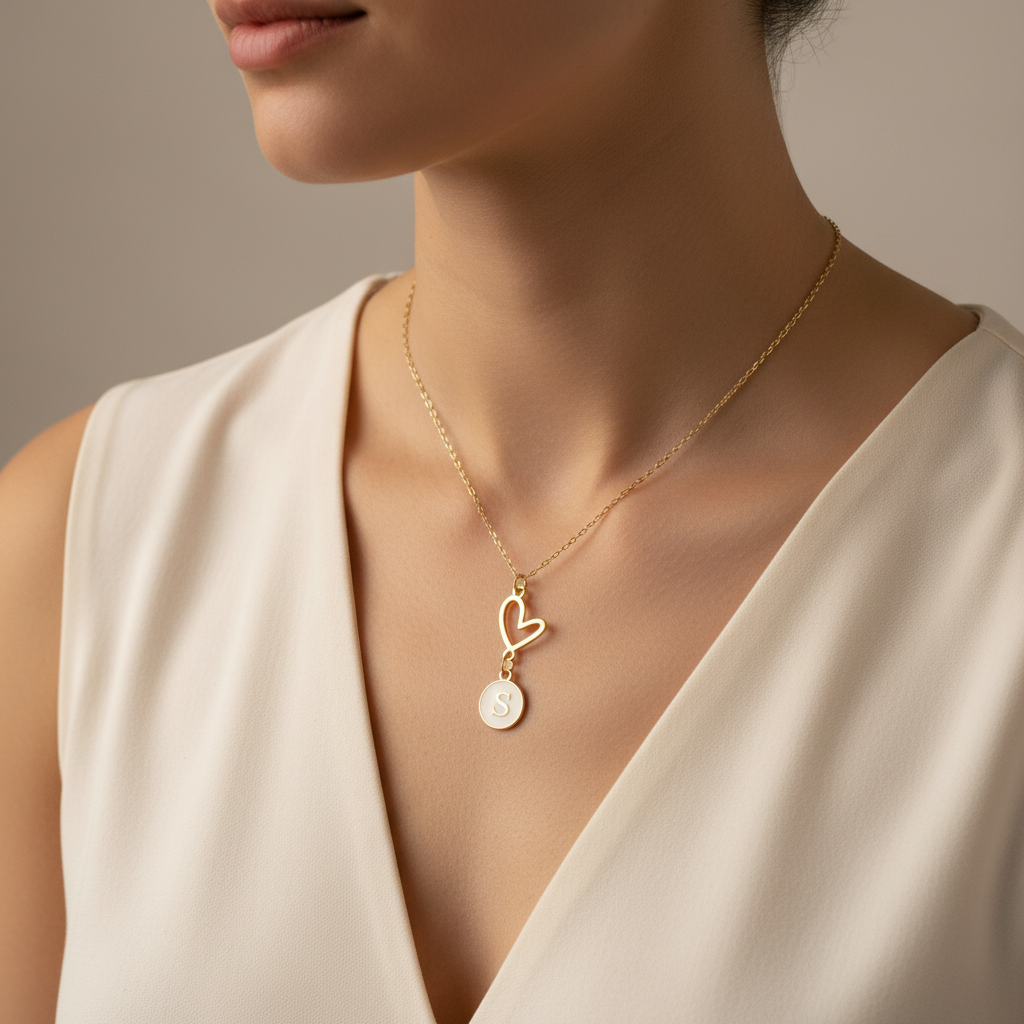 Collier Cœur Personnalisable Lifestyle raffiné