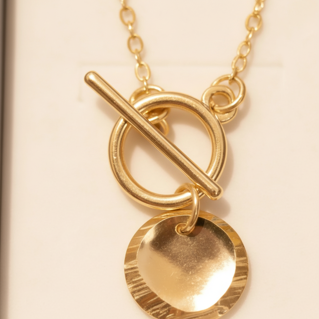 Collier Élégance Dorée Macro raffiné