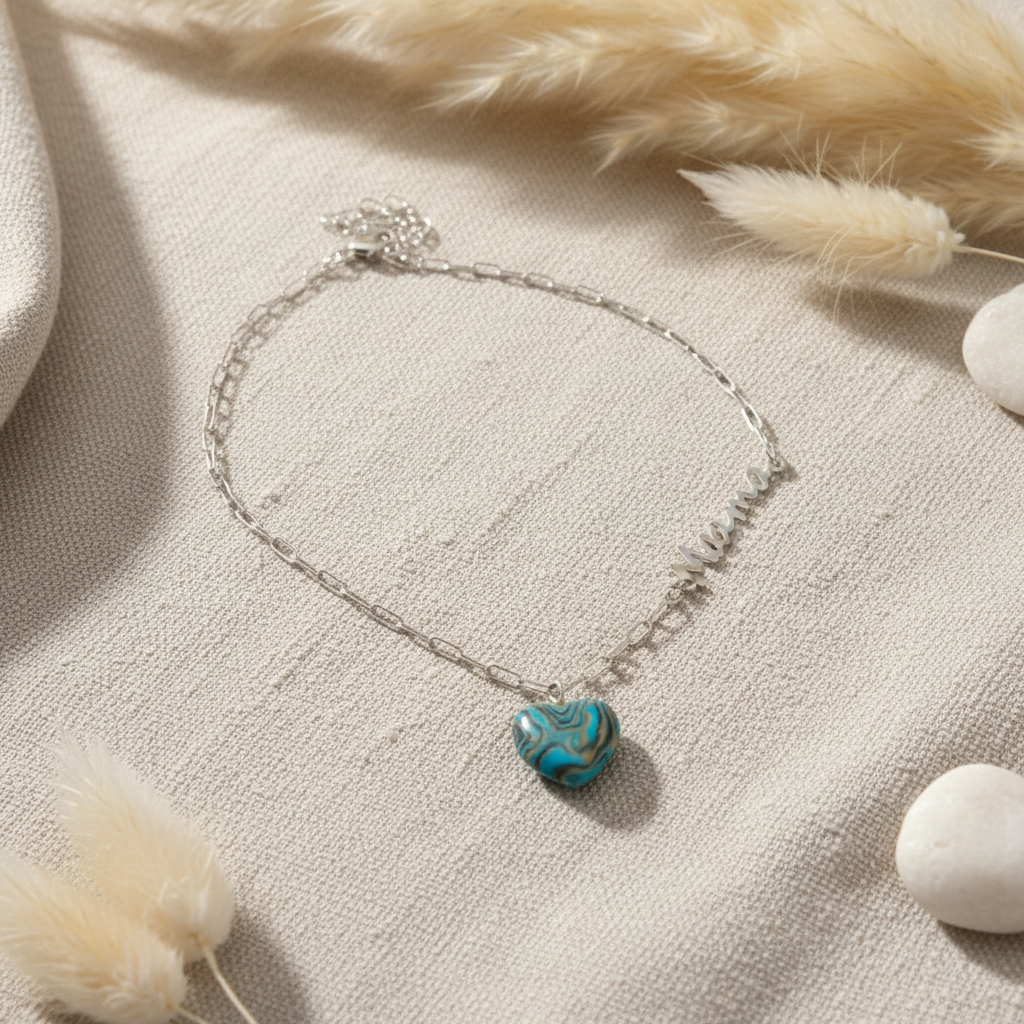 Collier Mama fond neutre