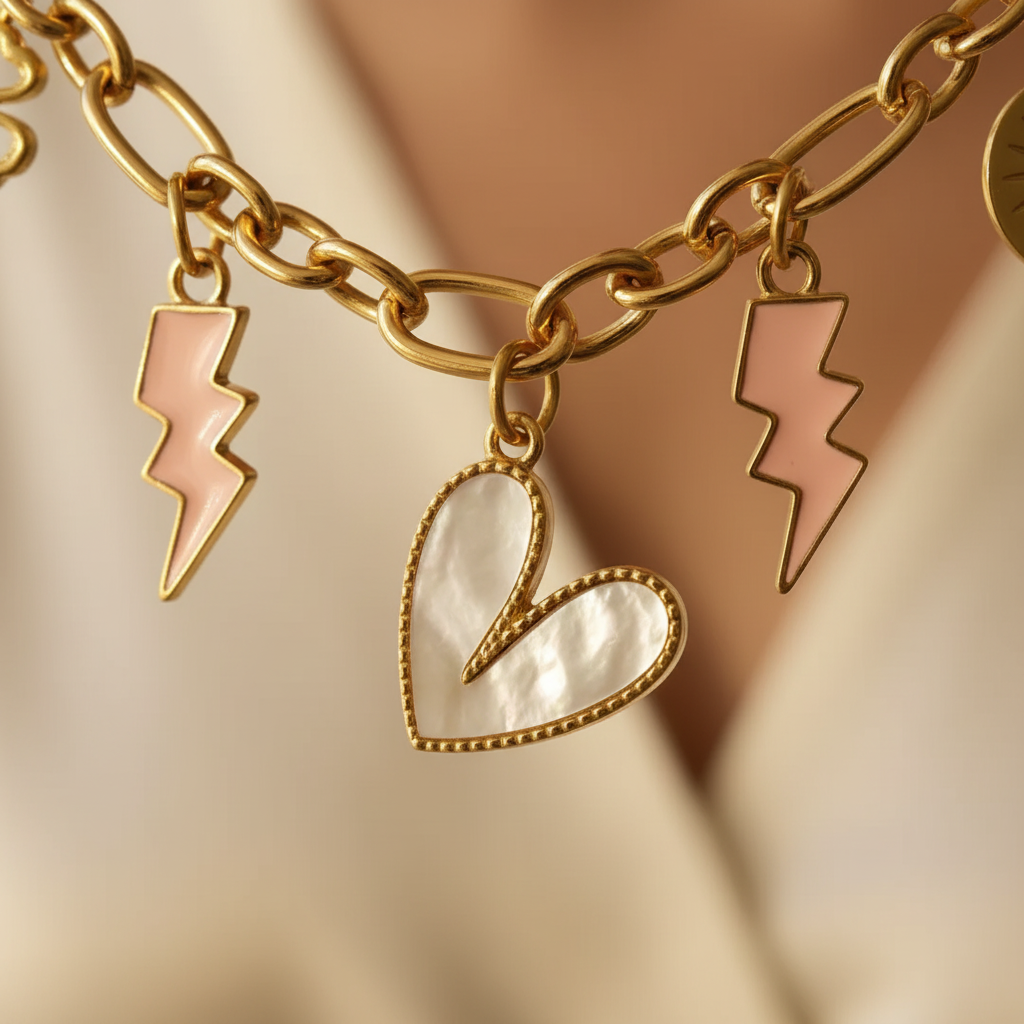 Collier Porte-Bonheur Macro raffiné