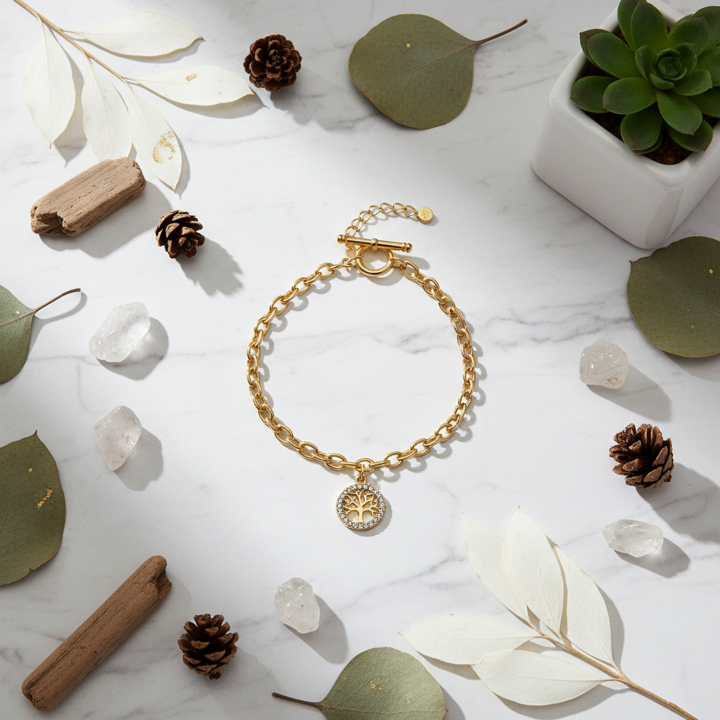 Mise en scène flat lay