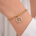 Bracelet Arbre de Vie Doré