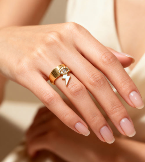 Bague éclair-ajustable