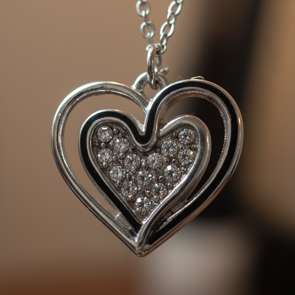 Zoom détail double cœur